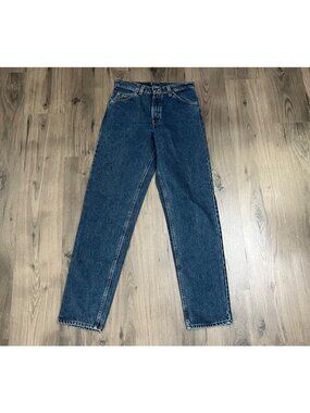 Vtg Levis 550 Jeans Men Sz 30x34 Relaxed Fit Tapered Leg Orange Tab USA - EX!